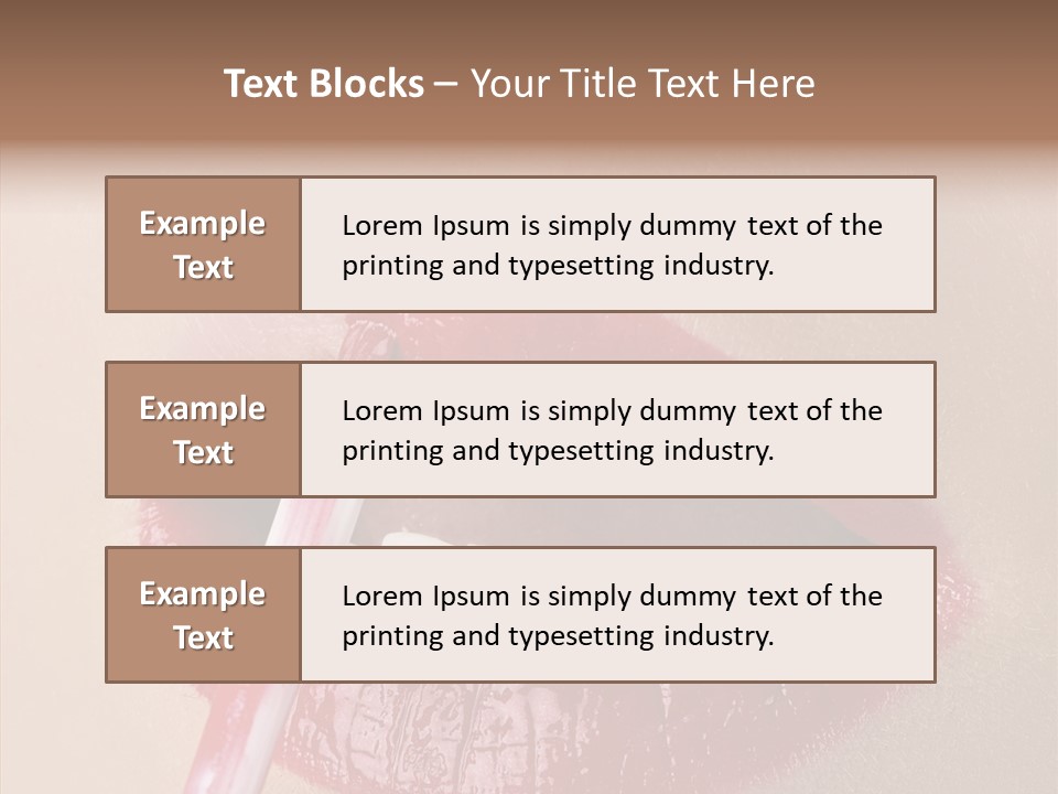 Stick Expressions Hand PowerPoint Template