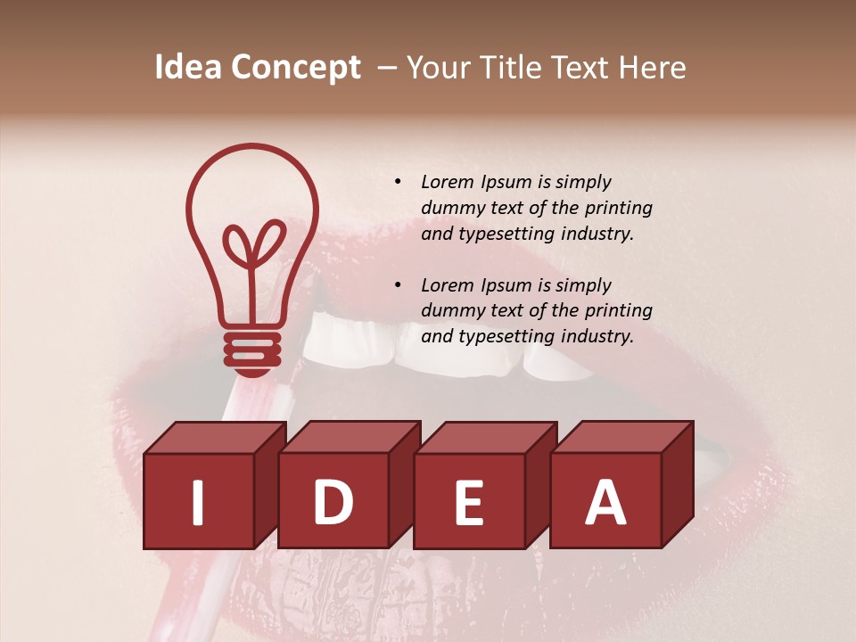 Stick Expressions Hand PowerPoint Template