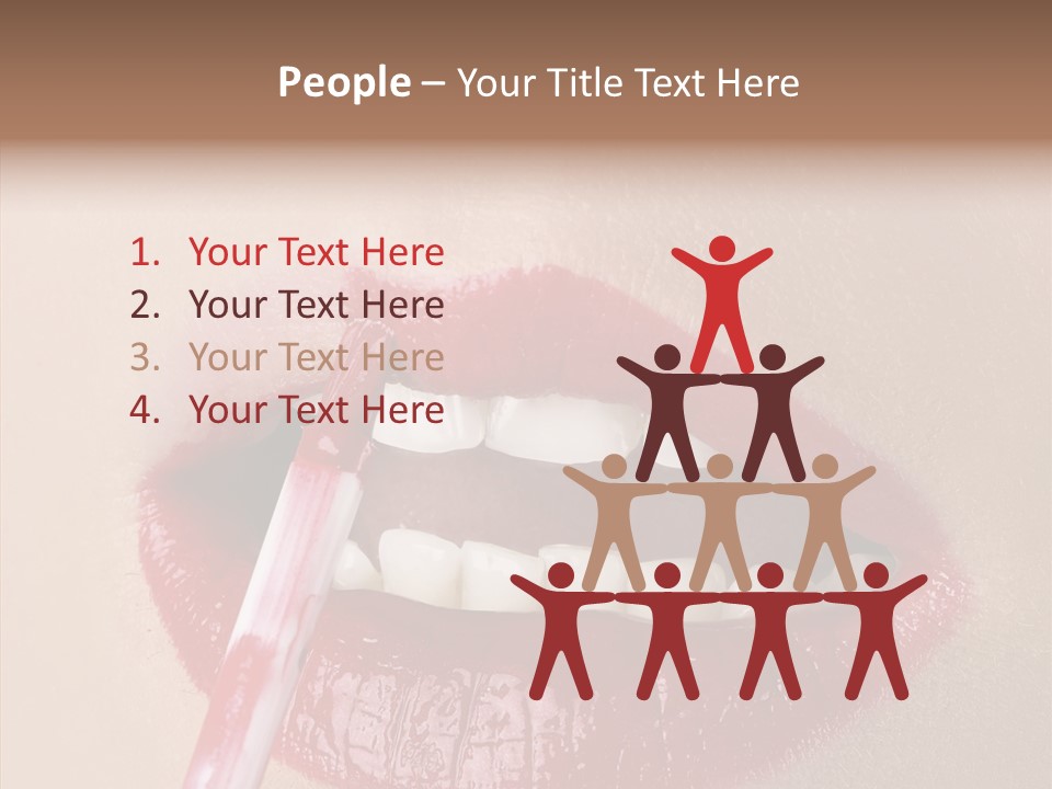 Stick Expressions Hand PowerPoint Template