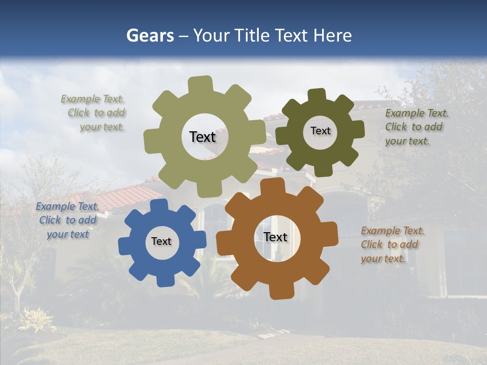 Room Figure Human PowerPoint Template