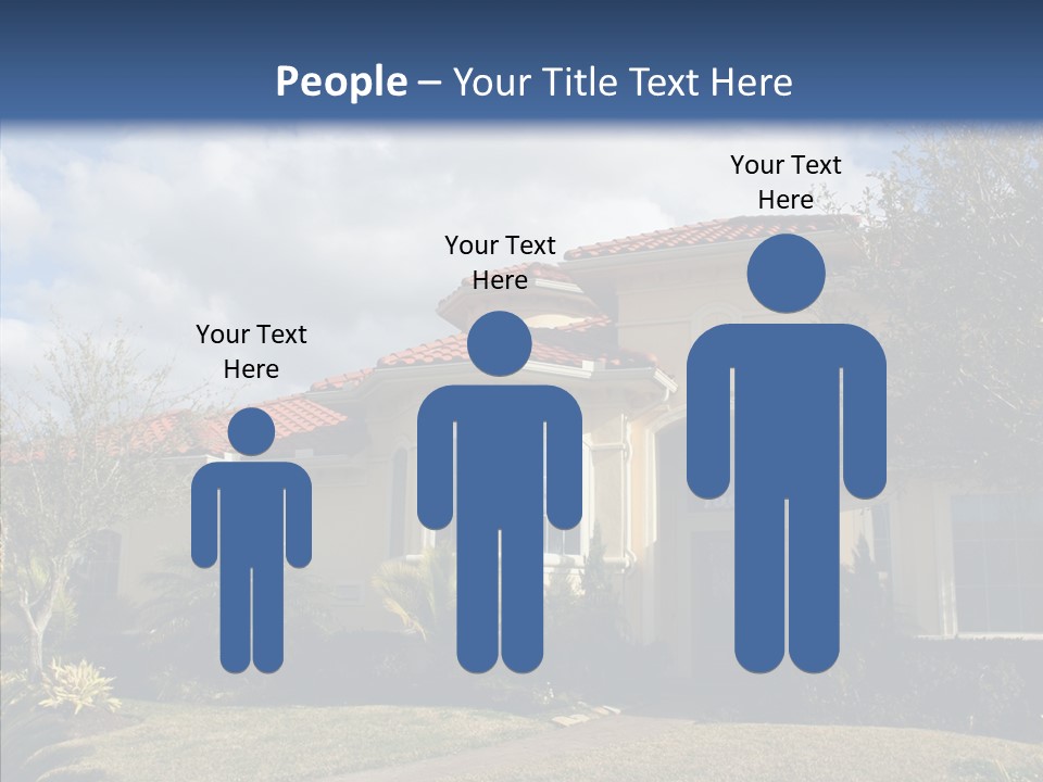 Room Figure Human PowerPoint Template