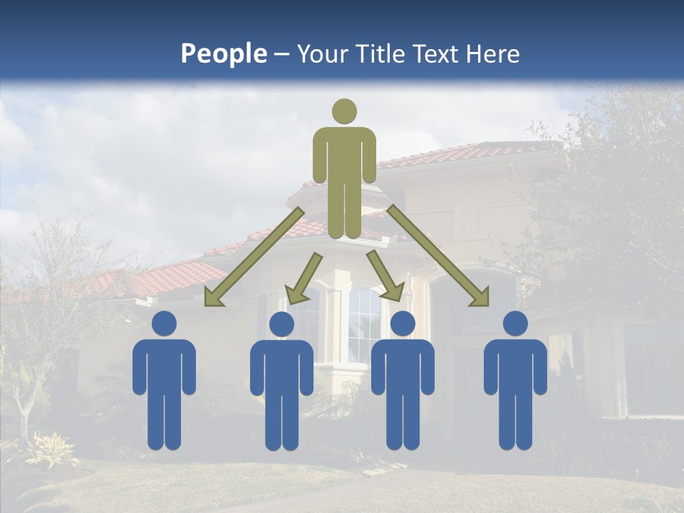 Room Figure Human PowerPoint Template