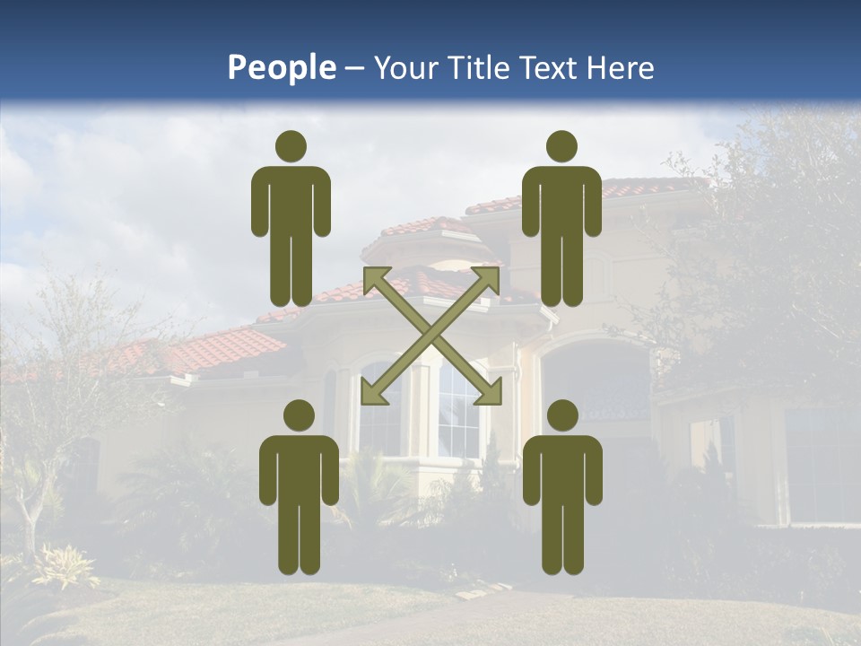 Room Figure Human PowerPoint Template