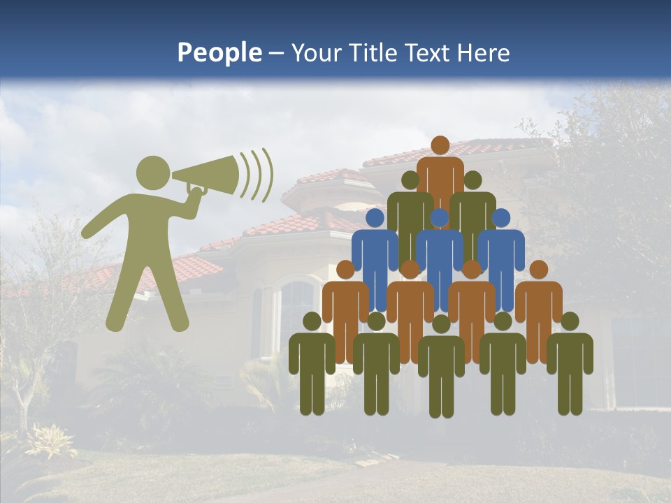 Room Figure Human PowerPoint Template