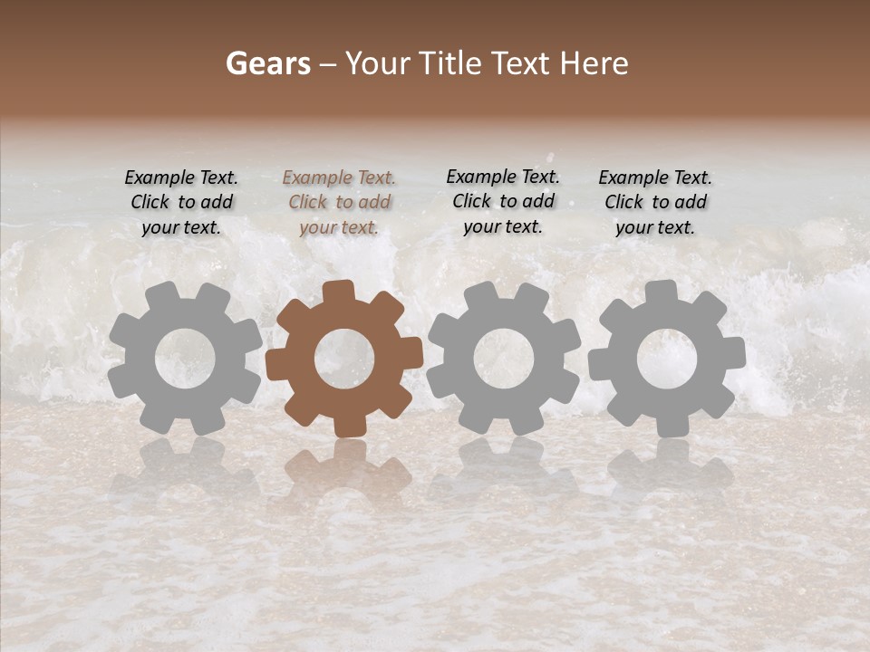 Group Room Figure PowerPoint Template