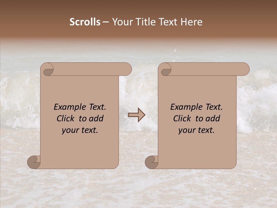 Group Room Figure PowerPoint Template