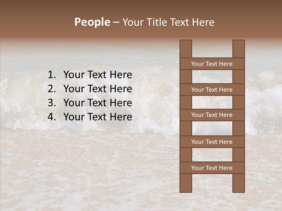 Group Room Figure PowerPoint Template