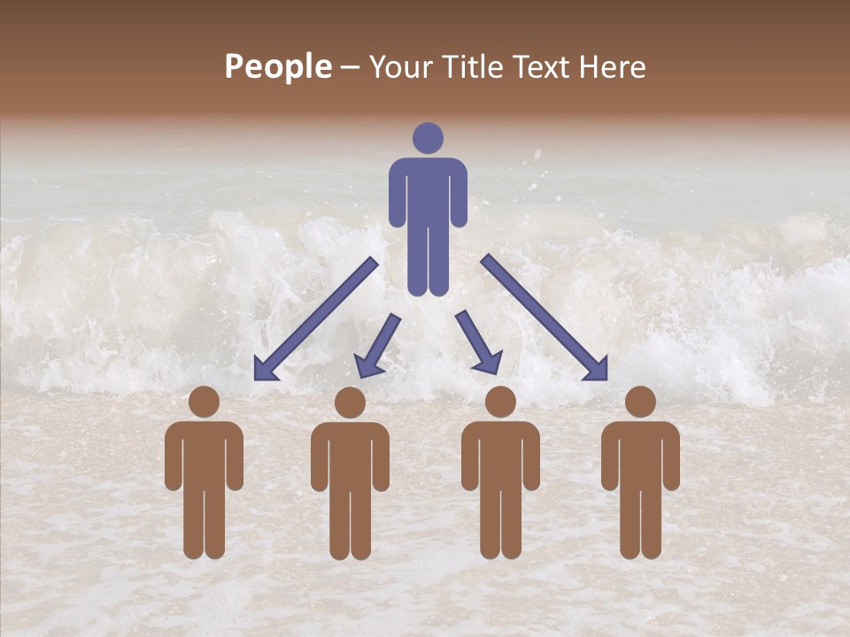 Group Room Figure PowerPoint Template