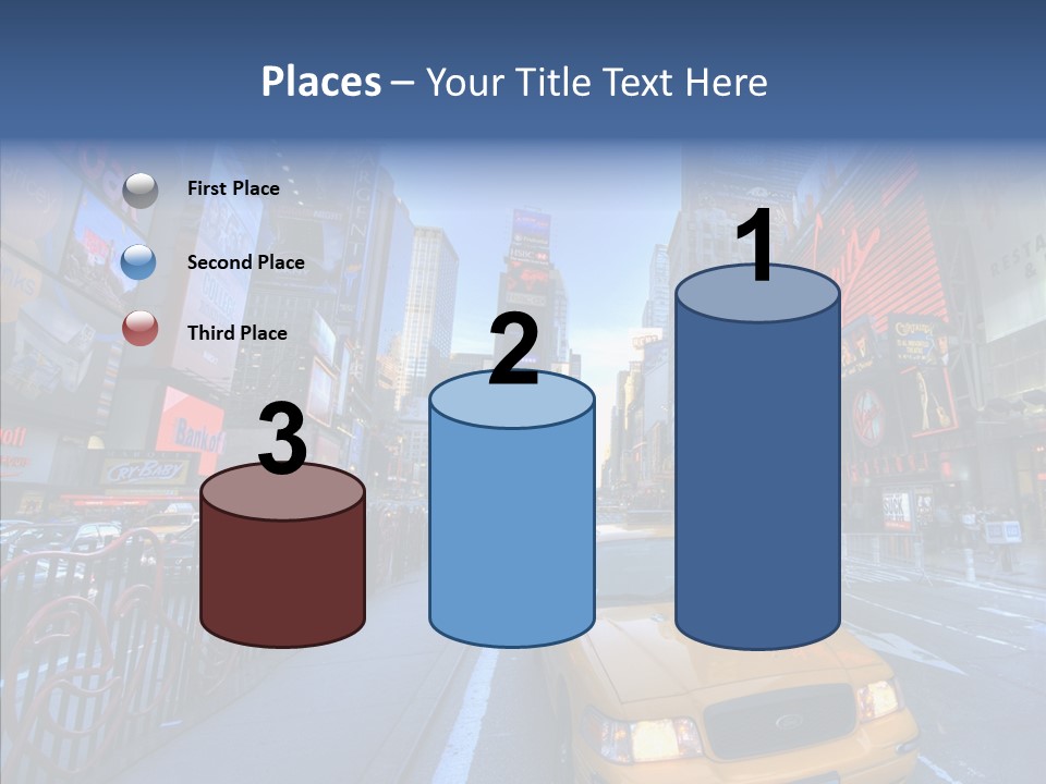 Subway Bus Road PowerPoint Template