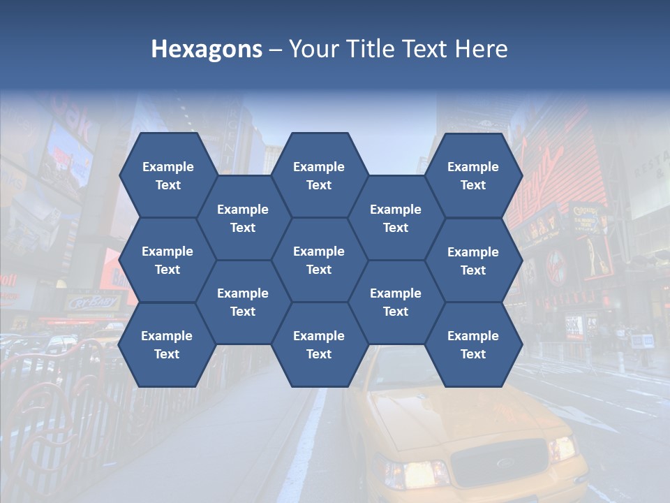 Subway Bus Road PowerPoint Template