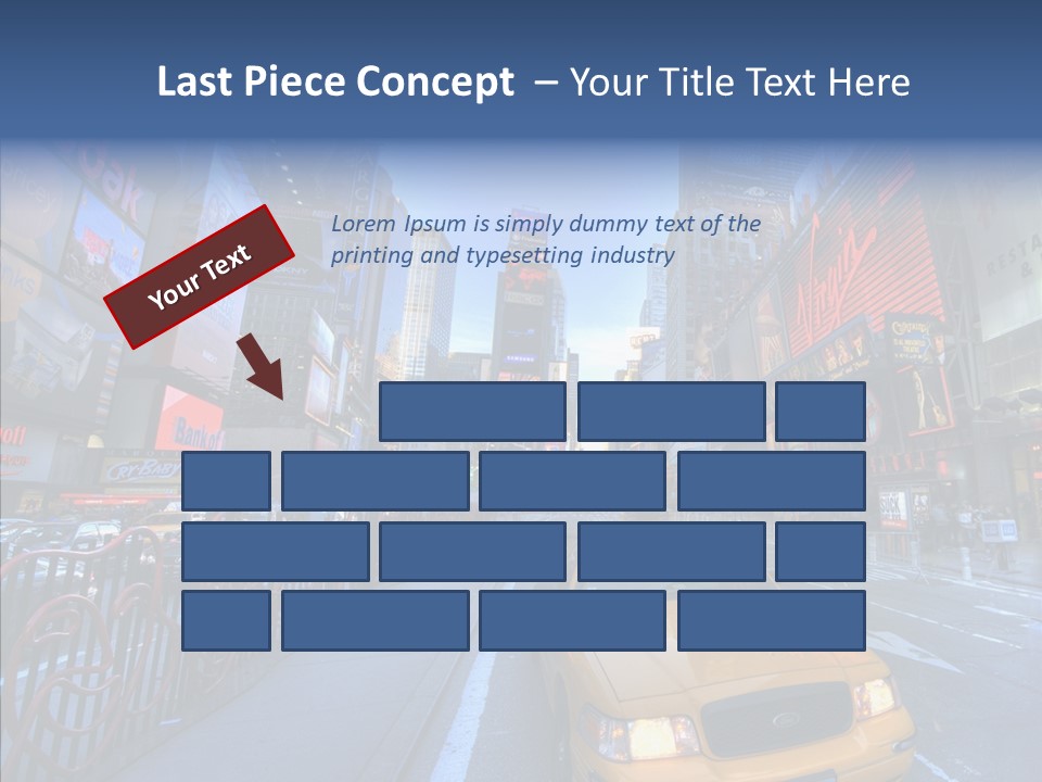 Subway Bus Road PowerPoint Template