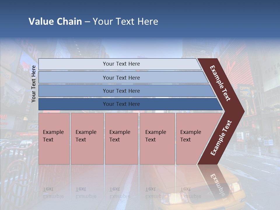Subway Bus Road PowerPoint Template