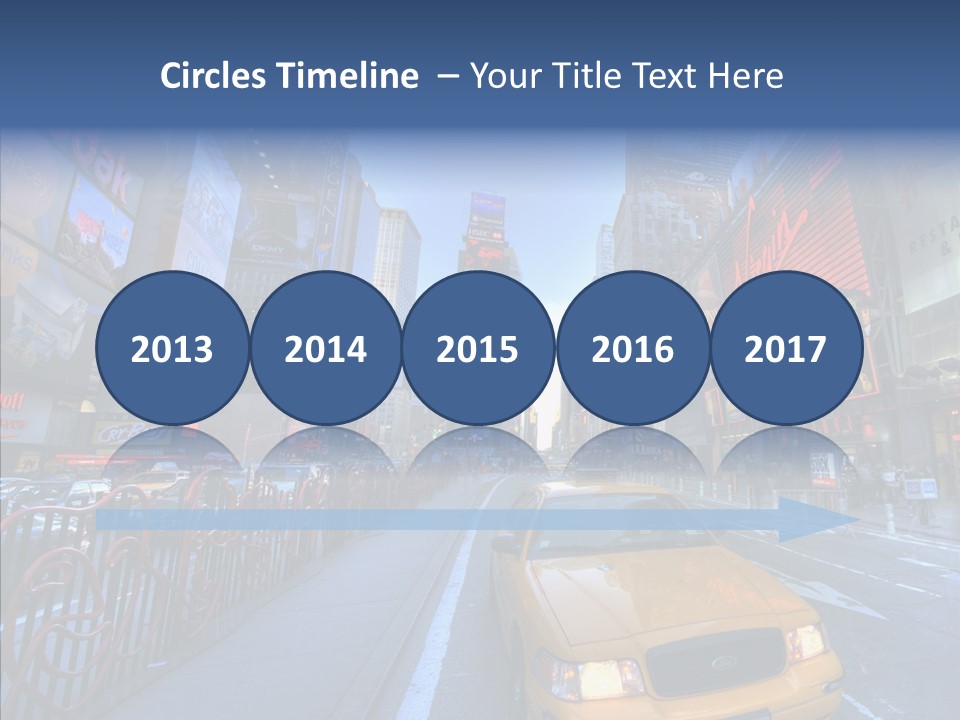 Subway Bus Road PowerPoint Template