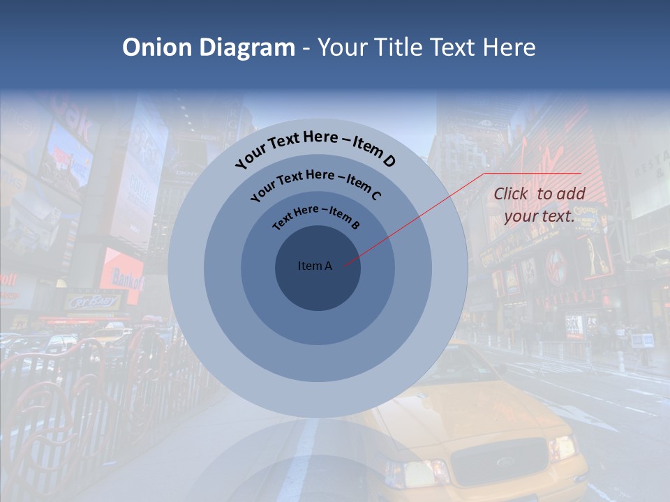 Subway Bus Road PowerPoint Template