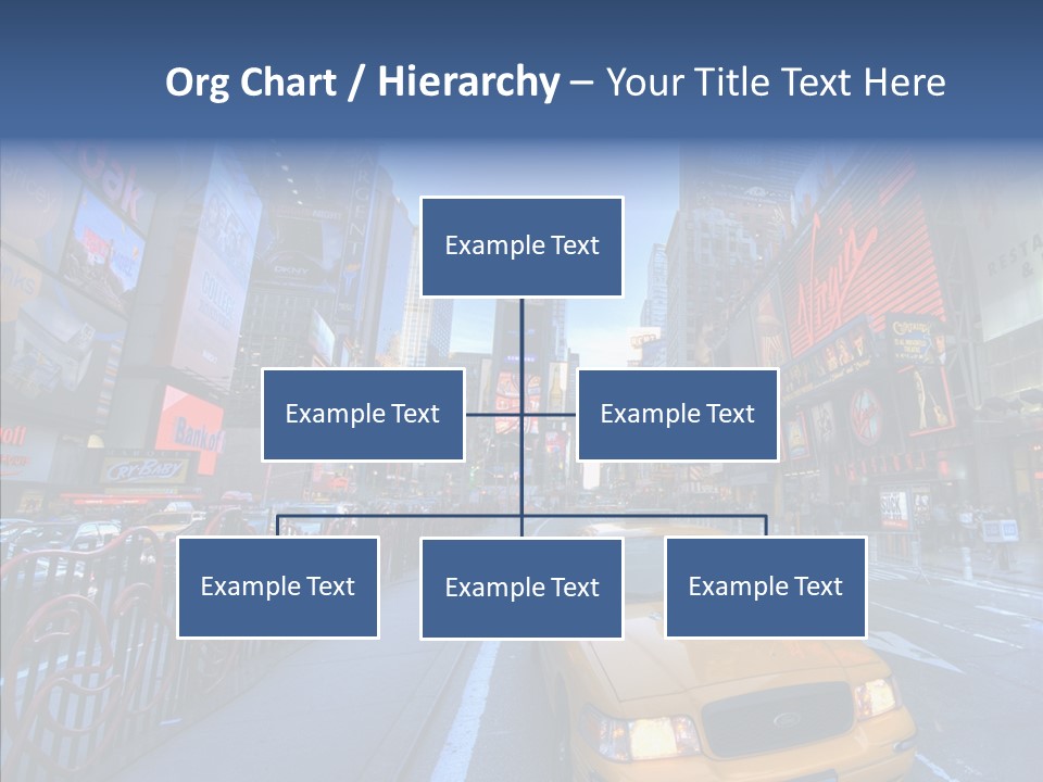 Subway Bus Road PowerPoint Template