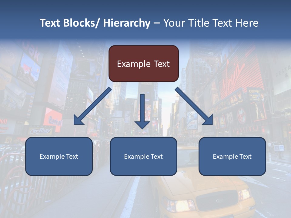Subway Bus Road PowerPoint Template