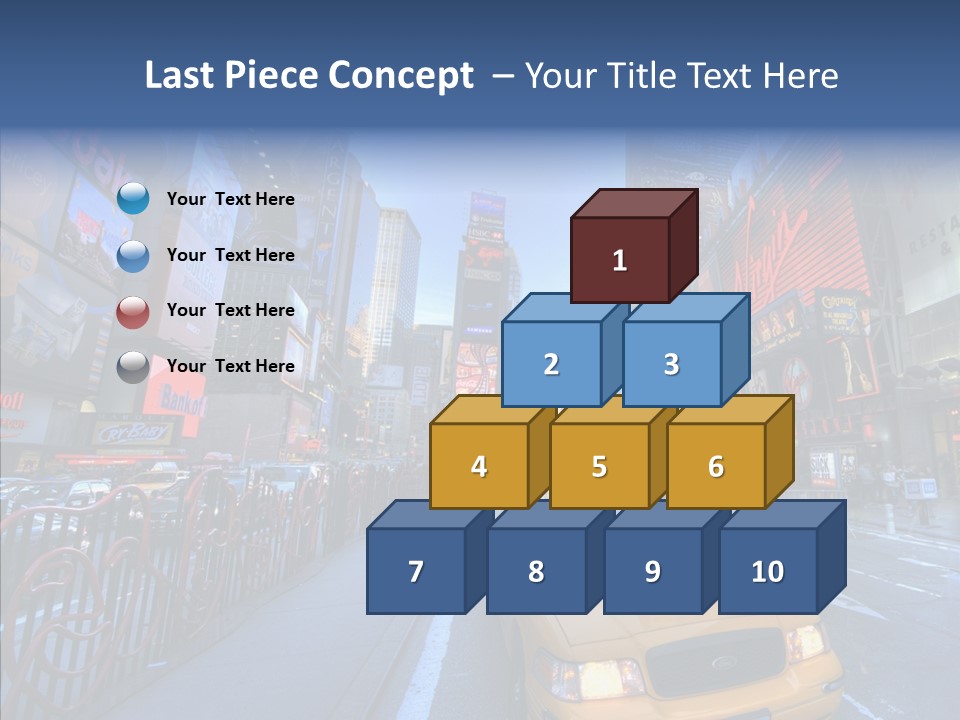 Subway Bus Road PowerPoint Template