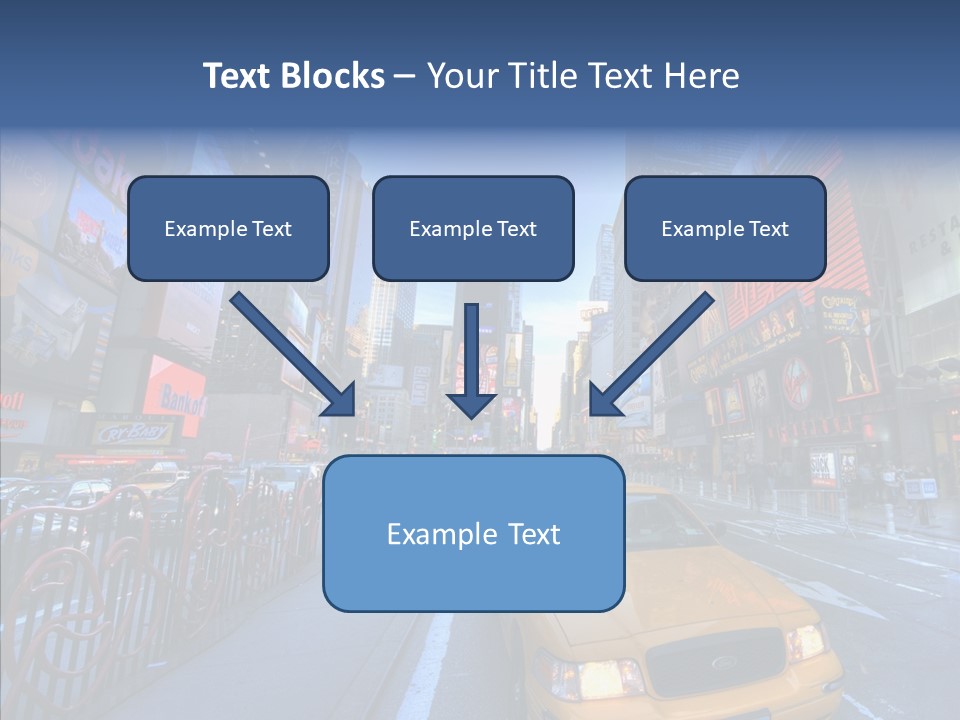 Subway Bus Road PowerPoint Template