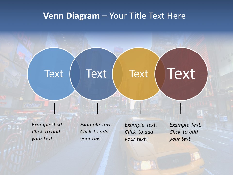 Subway Bus Road PowerPoint Template