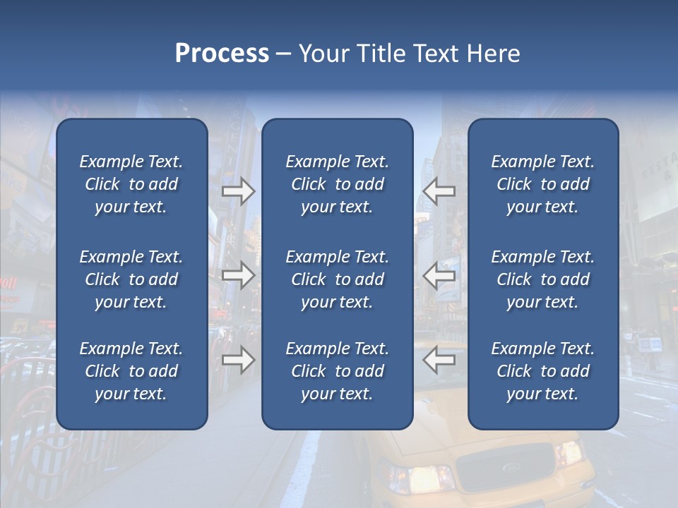 Subway Bus Road PowerPoint Template
