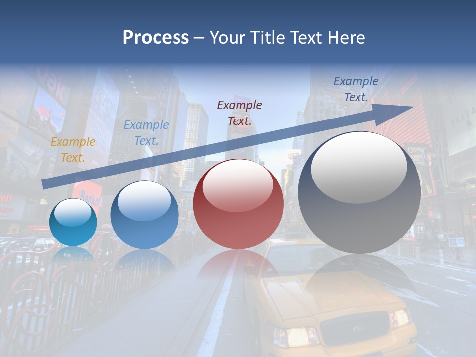 Subway Bus Road PowerPoint Template