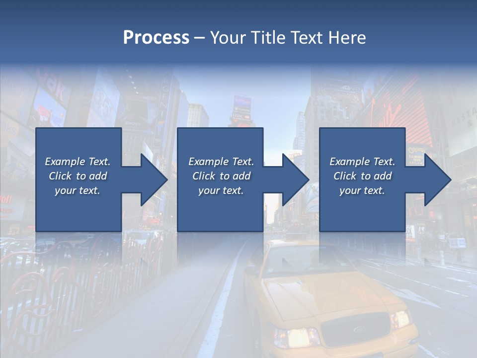 Subway Bus Road PowerPoint Template