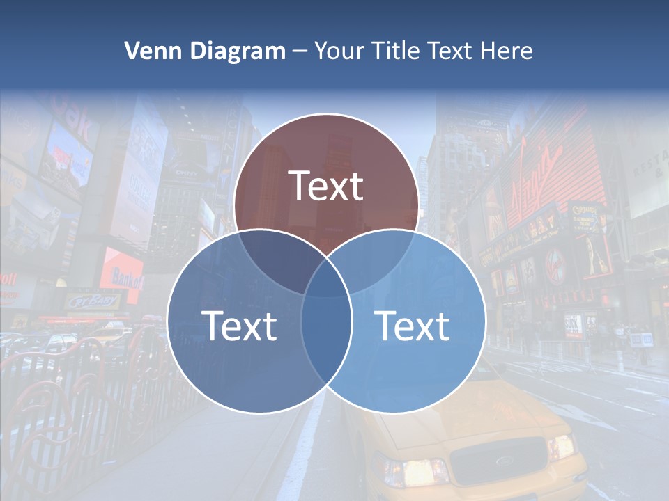 Subway Bus Road PowerPoint Template
