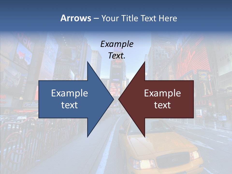 Subway Bus Road PowerPoint Template