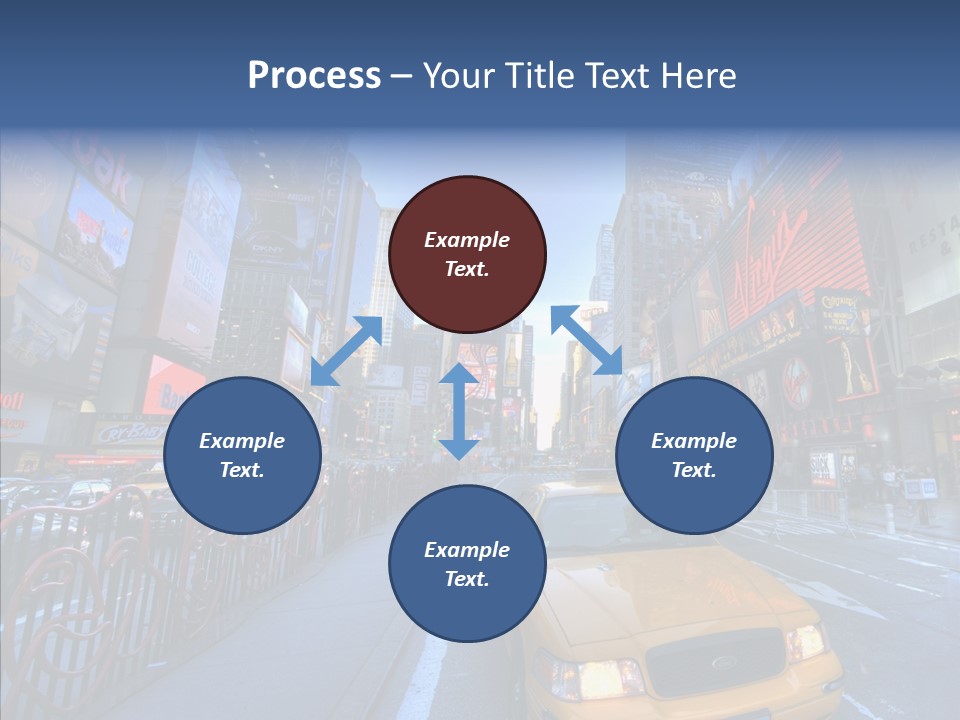 Subway Bus Road PowerPoint Template