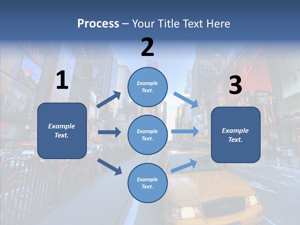 Subway Bus Road PowerPoint Template