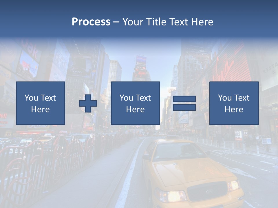 Subway Bus Road PowerPoint Template