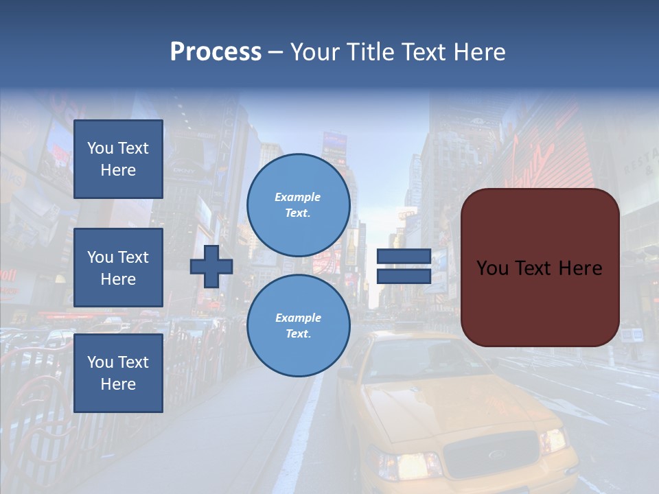Subway Bus Road PowerPoint Template