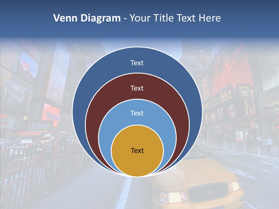 Subway Bus Road PowerPoint Template
