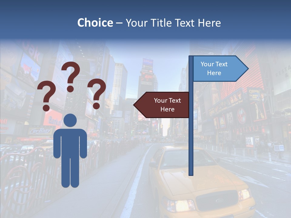 Subway Bus Road PowerPoint Template