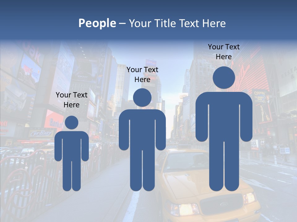 Subway Bus Road PowerPoint Template