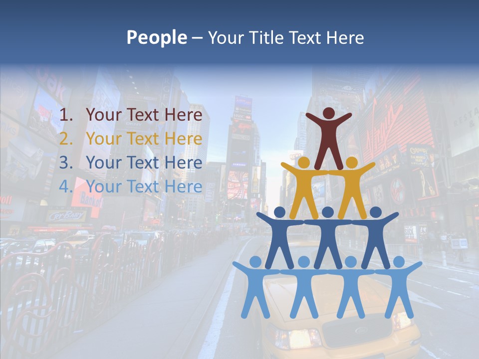 Subway Bus Road PowerPoint Template