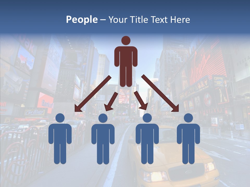 Subway Bus Road PowerPoint Template