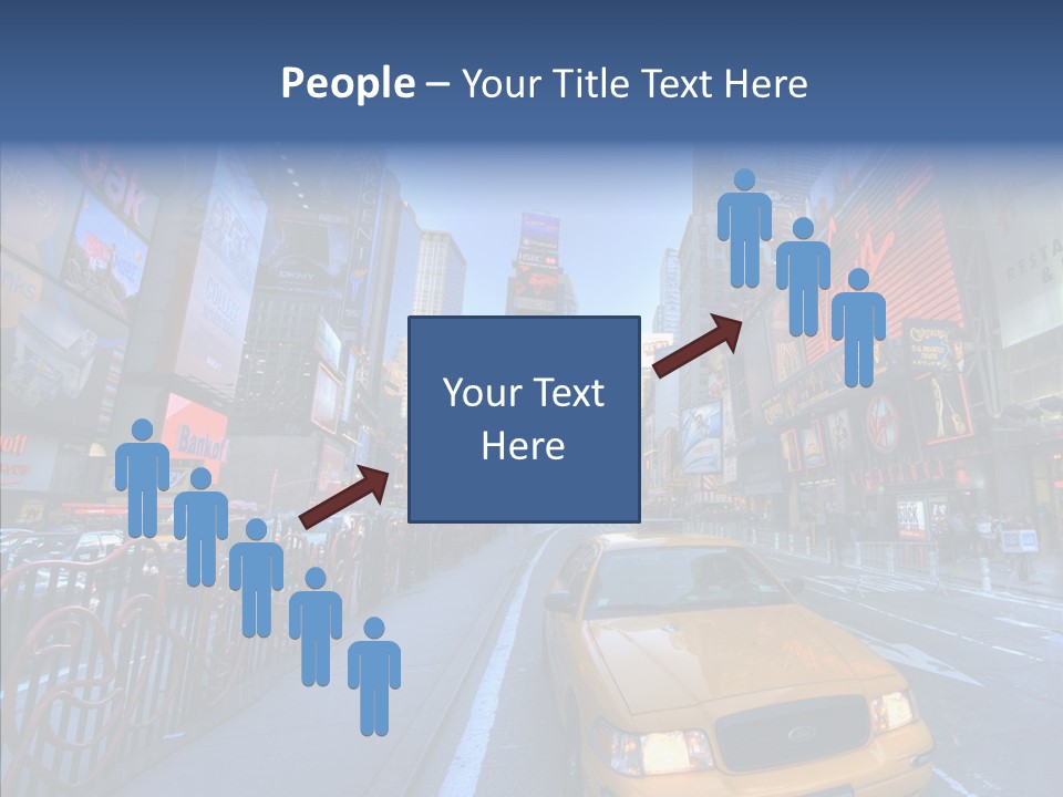 Subway Bus Road PowerPoint Template