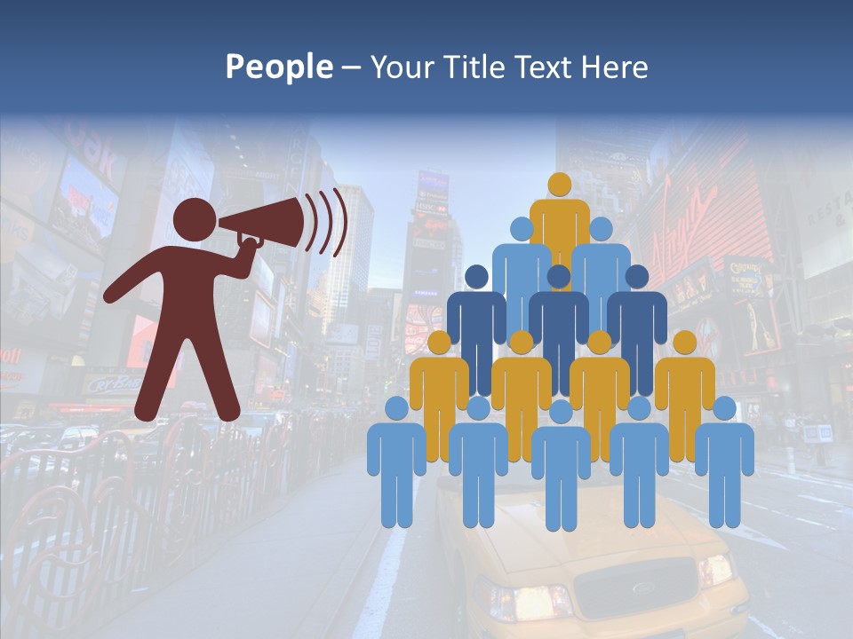 Subway Bus Road PowerPoint Template