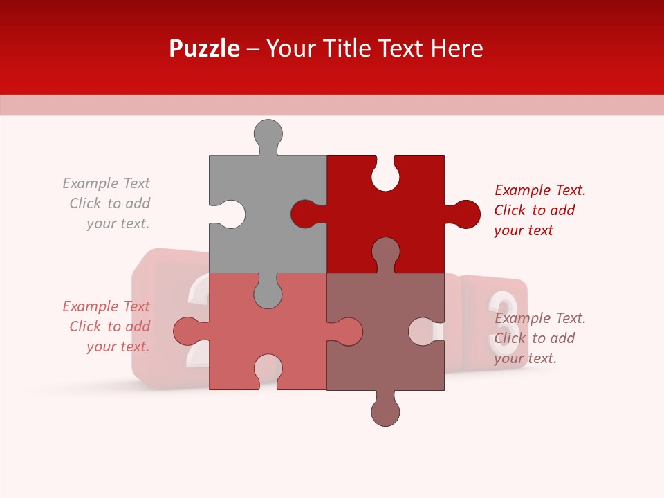 Font Celebration Square PowerPoint Template