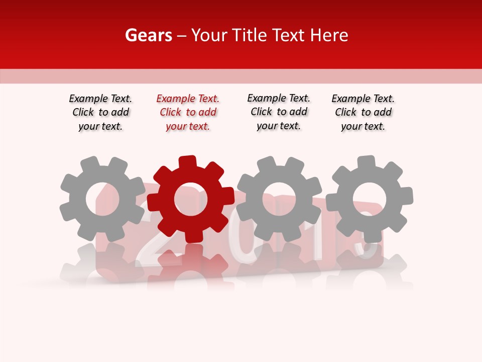 Font Celebration Square PowerPoint Template