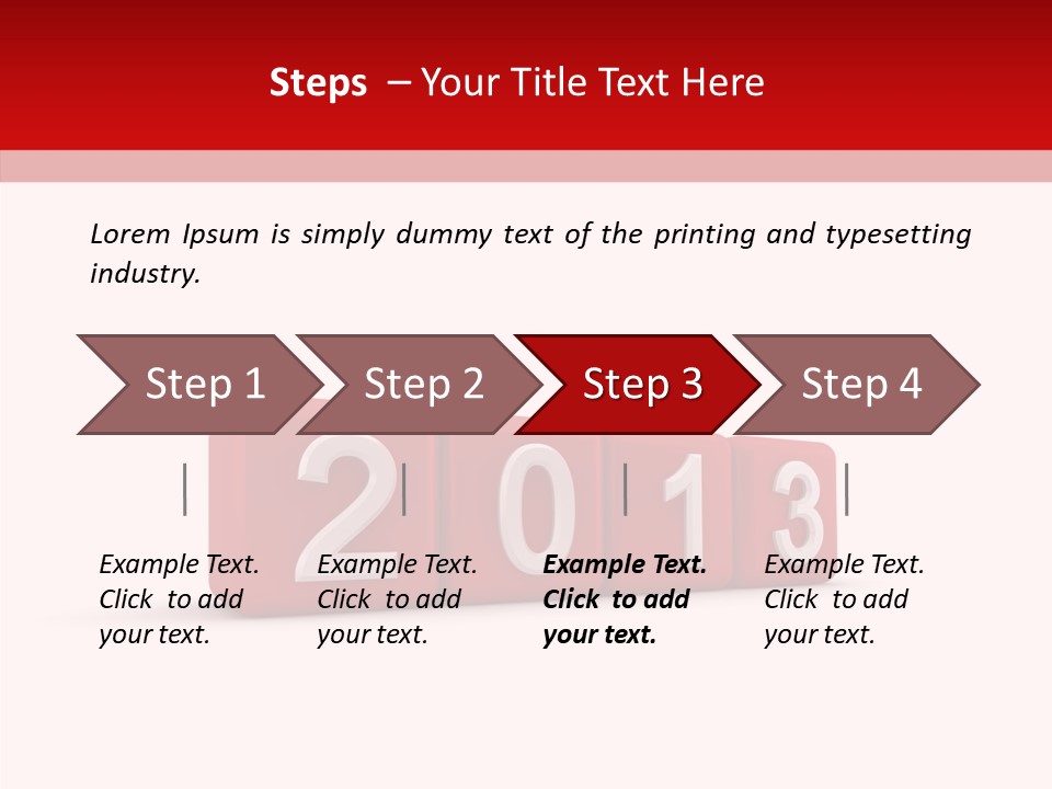 Font Celebration Square PowerPoint Template