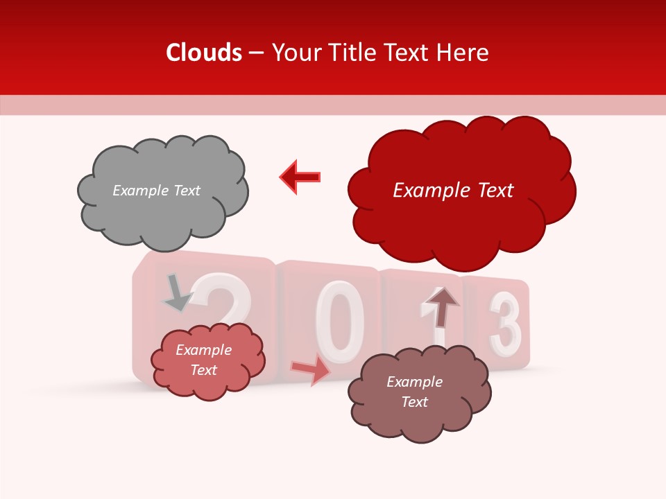 Font Celebration Square PowerPoint Template