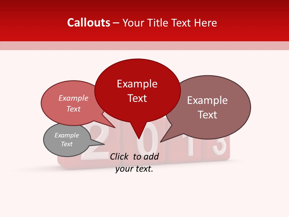 Font Celebration Square PowerPoint Template