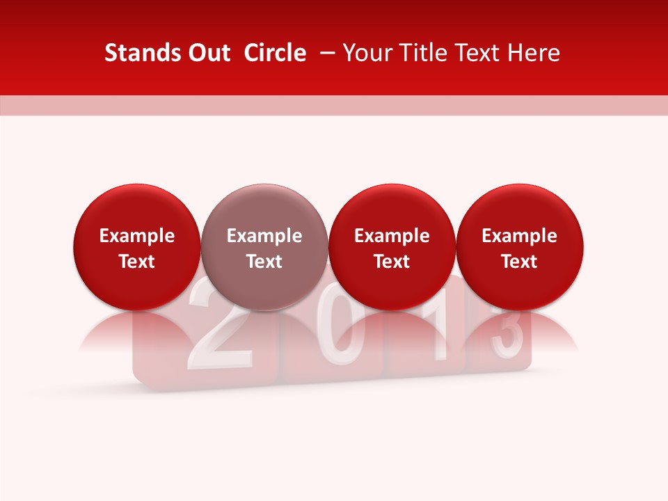 Font Celebration Square PowerPoint Template