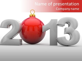 Festive December Party PowerPoint Template