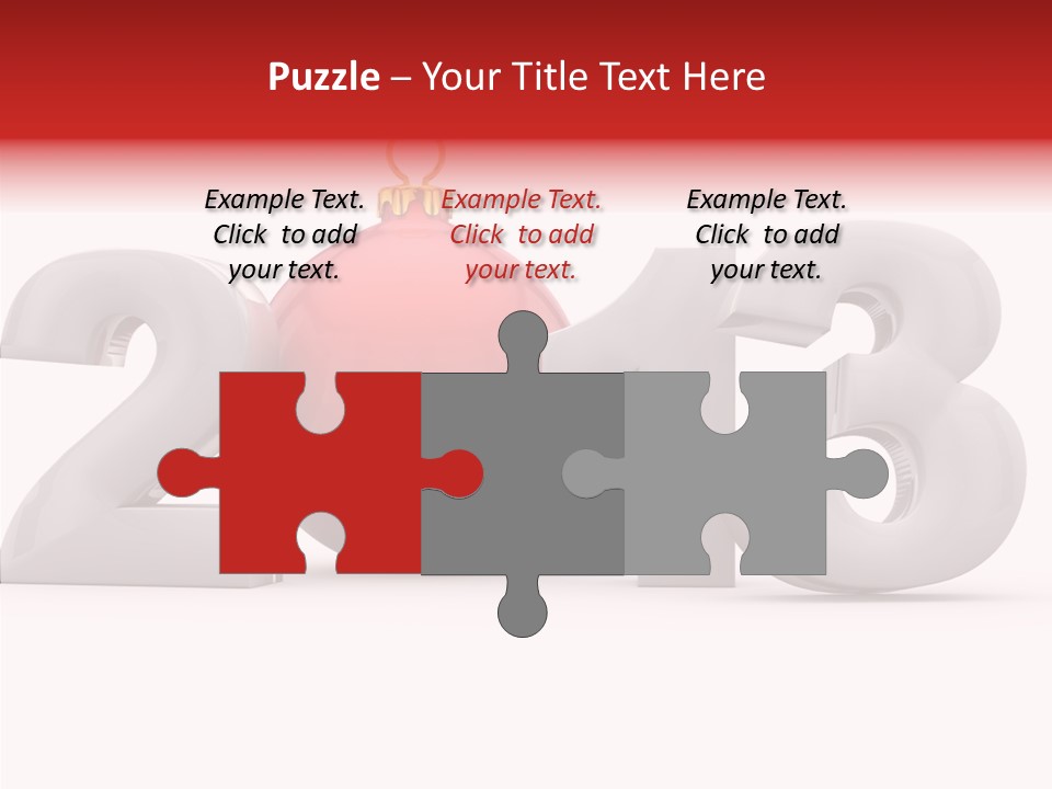 Festive December Party PowerPoint Template