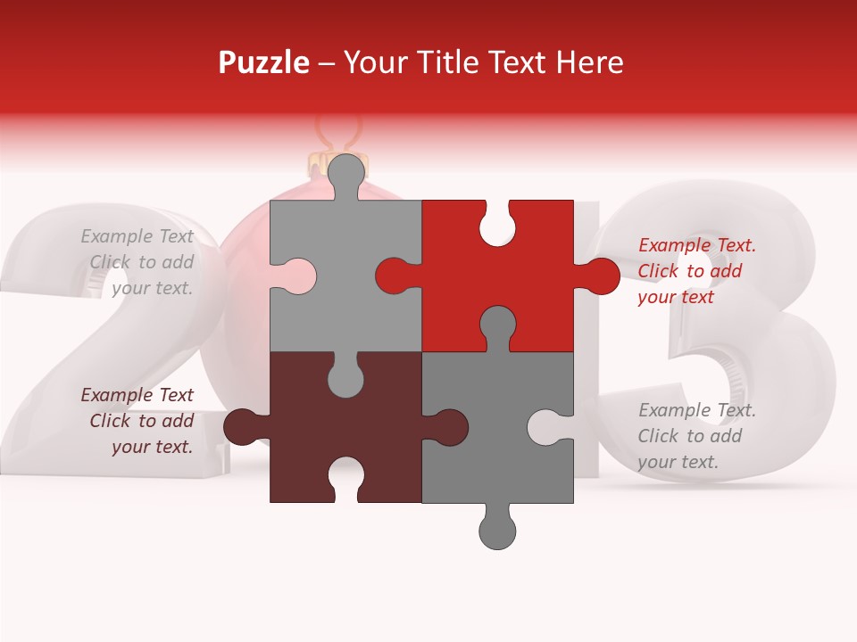 Festive December Party PowerPoint Template