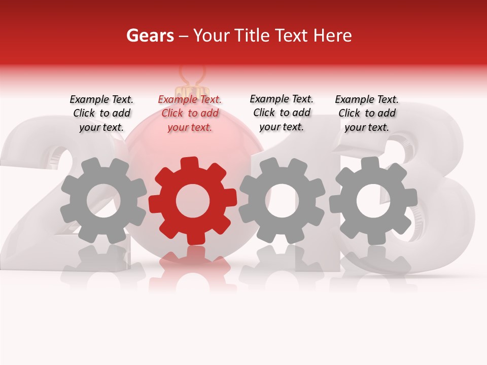 Festive December Party PowerPoint Template