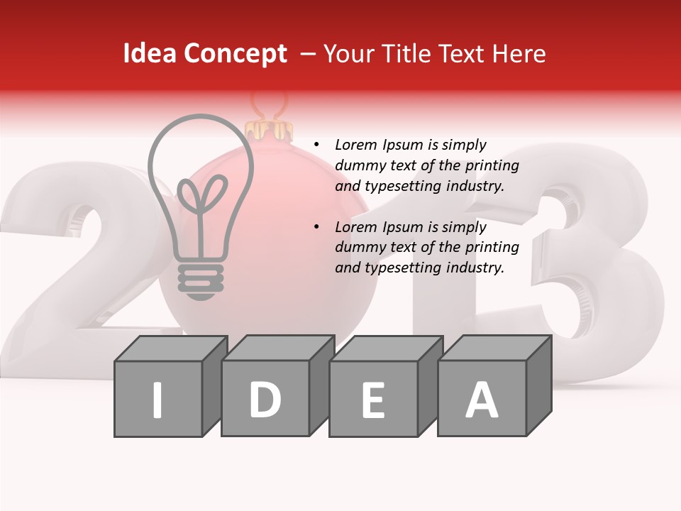 Festive December Party PowerPoint Template